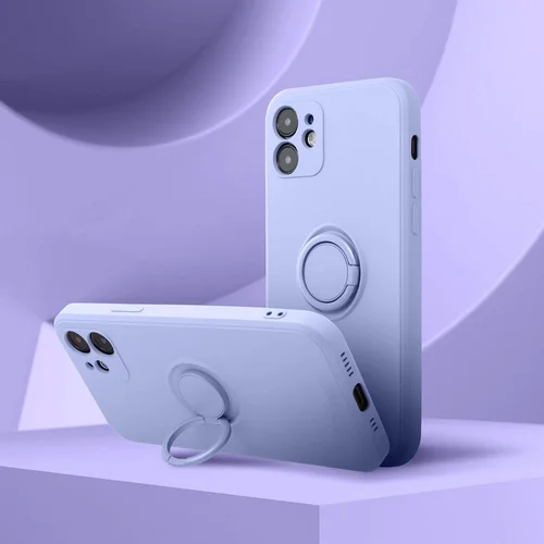 Dėklas su žiedu Xiaomi Redmi Note 14 PRO 4G, violetinis image 3