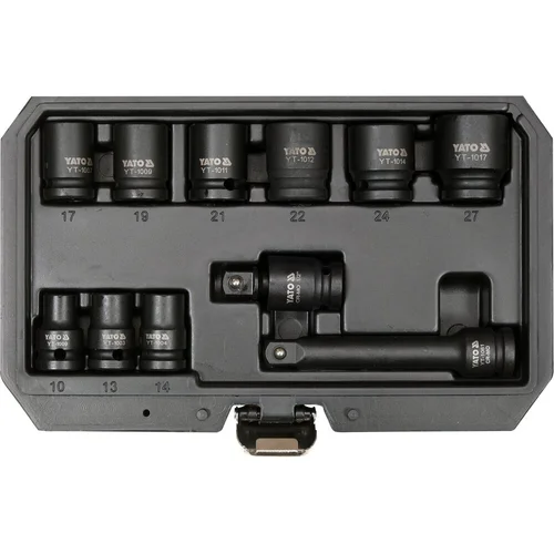 YATO YT-10255 smūginių galvučių rinkinys, 11 dalių, 1/2 col. image 2