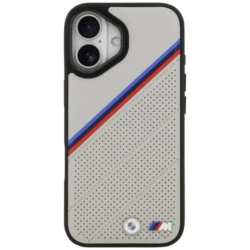 BMW M Tricoloro Metalinis Logo MagSafe dėklas iPhone 17, pilkas image 3