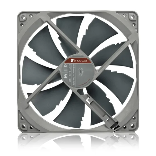 Noctua NF-P14S redux-1500 PWM 140 mm pilkas ventiliatorius image 3
