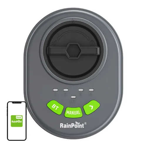 RainPoint 4 zonų Bluetooth laistymo valdiklis image 1