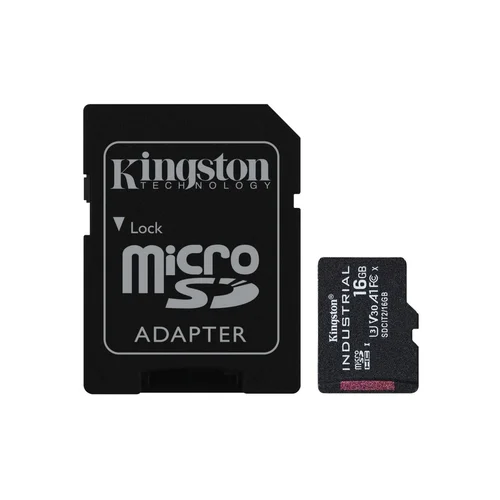 Kingston Technology 16 GB microSDHC pramoninė C10 A1 pSLC kortelė image 1