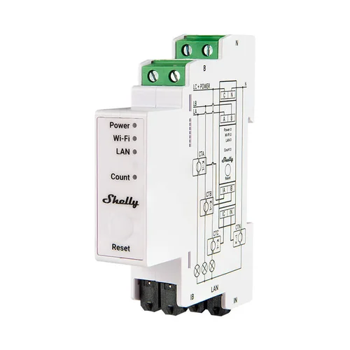Shelly Pro 3EM 120A trifazis energijos matuoklis image 2