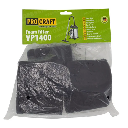 ProCraft VP1400 putplasčio filtras image 1