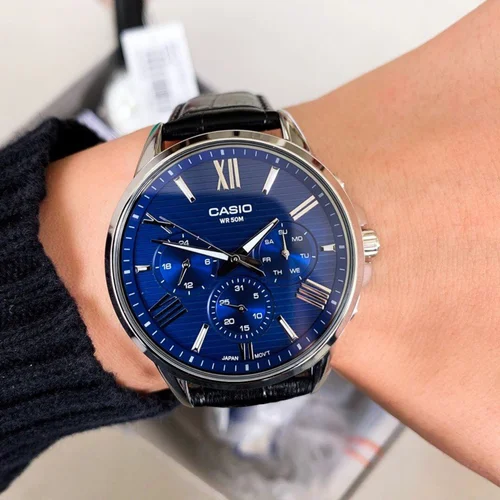 Casio MTP-EX300L-2A vyriškas laikrodis, mėlynas image 2