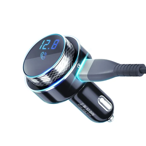 3mk Hyper automobilinis FM siųstuvas 23 W, juodas / sidabrinis image 3