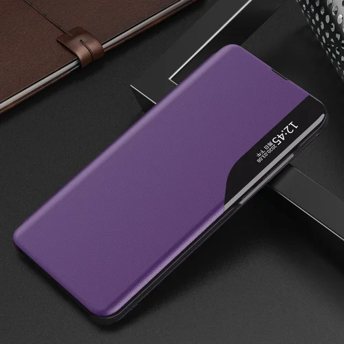 Hurtel Samsung Galaxy A22 4G dėklas su stovu, purpurinis image 2