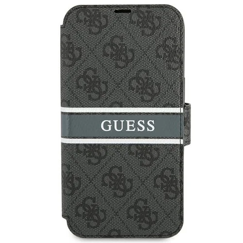 Guess GUBKP13X4GDGR 4G Stripe dėklas iPhone 13 Pro Max, pilkas image 2