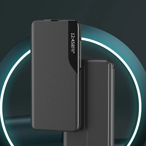 Hurtel ekologiškos odos dėklas Samsung Galaxy A14, mėlynas image 2