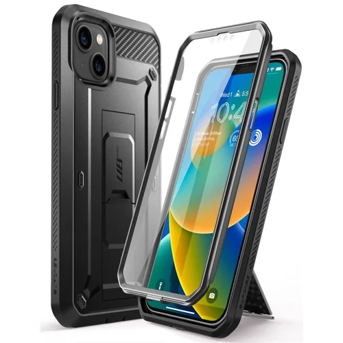 Supcase Unicorn Beetle Pro dėklas iPhone 13 / 14, juodas image 1