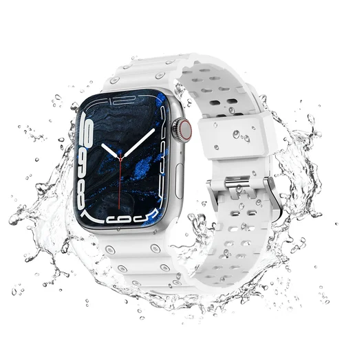 Triple Protection dirželis Apple Watch 38/40/41 mm, baltas image 2