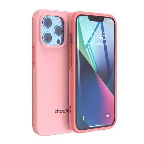 Choetech PC0113-MFM-PK dėklas iPhone 13 Pro, rožinis image 1