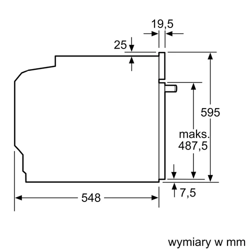 Bosch HBA334EB4 elektrinė orkaitė, juoda image 3