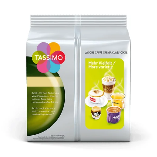 Jacobs Tassimo Caffe Crema Classico XL 16 kapsulių image 2