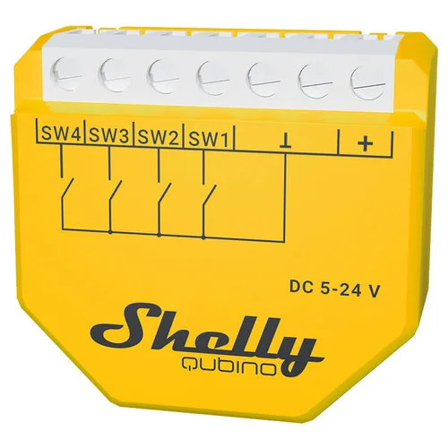 Shelly Qubino Wave i4 DC Z-Wave valdiklis 5–24 V image 2