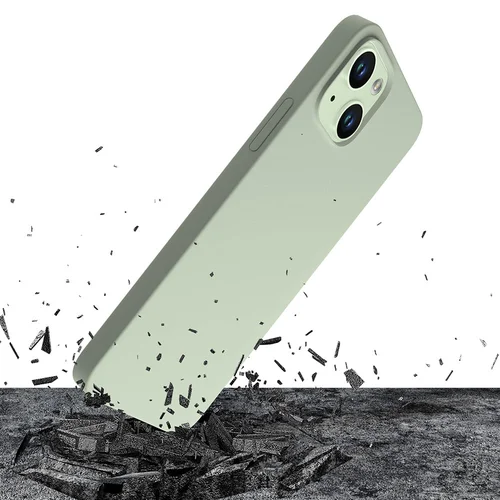 3mk Hardy MagCase silikoninis dėklas iPhone 15, žalias image 3