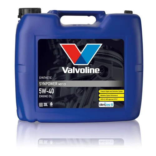 Valvoline SYNPOWER MST C3 5W40 20L alyva varikliui image 1
