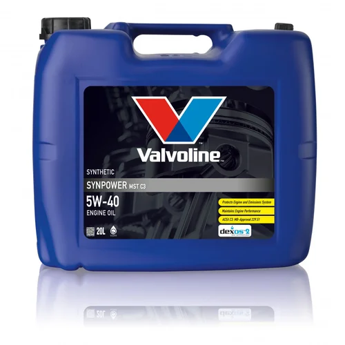 Valvoline SYNPOWER MST C3 5W40 20L alyva varikliui image 2