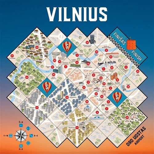 Terra Publica STALO ŽAIDIMAS VILNIUS 20×20×6 cm image 2