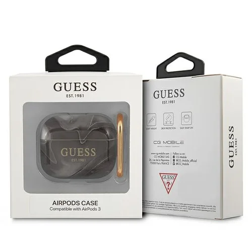 Guess GUA3UNMK dėklas AirPods 3, juodas image 3