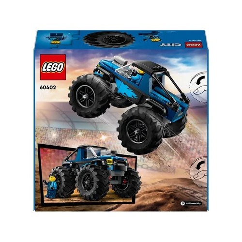 Konstruktorius LEGO City Mėlynas sunkvežimis-monstras 60402 image 2