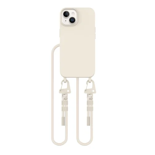 Tech-Protect MagNecklace MagSafe iPhone 15 dėklas, smėlio spalvos image 1