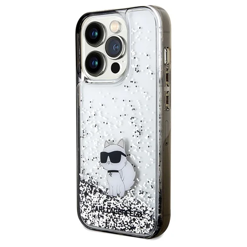 Karl Lagerfeld Liquid Glitter Choupette dėklas iPhone 14 Pro Max image 2