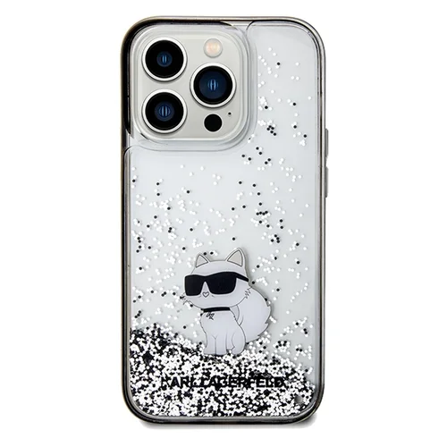 Karl Lagerfeld Liquid Glitter Choupette dėklas iPhone 14 Pro Max image 3