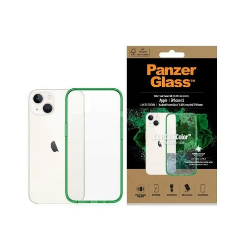 PanzerGlass ClearCase dėklas iPhone 13/14/15, skaidriai žalias image 1