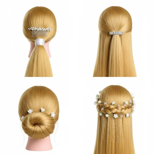 PROFESSIONALS IZA BLOND mokomoji galva, 60 cm image 2