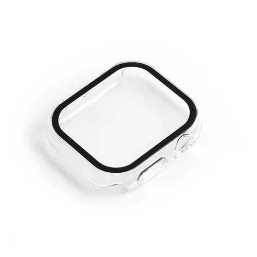 Bestsuit dėklas su hibridiniu stiklu Apple Watch 10/11 42 mm, skaidrus image 3