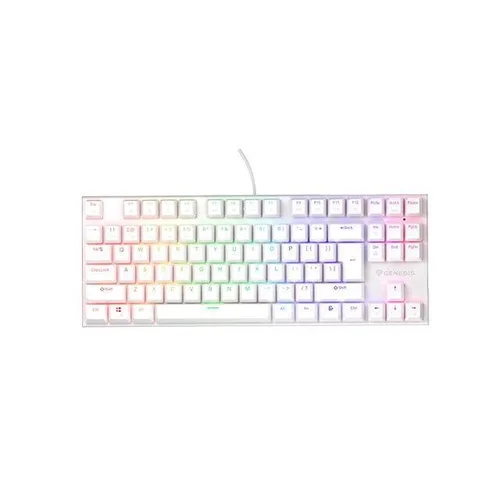 Genesis THOR 303 TKL RGB laidinė klaviatūra (Balta) image 1