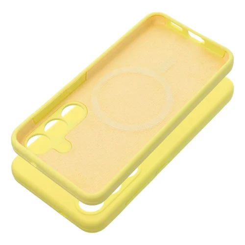 Samsung S26 silikoninis dėklas 2 mm, citrinos spalvos image 1