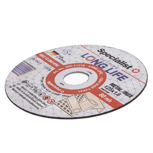 SPECIALIST+ Metalo pjovimo diskas Long Life, 115x1x22,2mm image 2