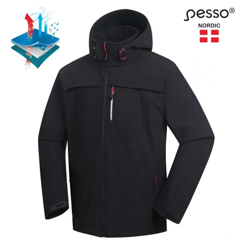Softshell striukė Pesso Atlanta, juoda - S image 1