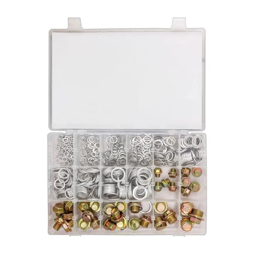 Forsage 534-PCS aliuminio poveržlių ir alyvos išleidimo kamštiai rinkinys image 2