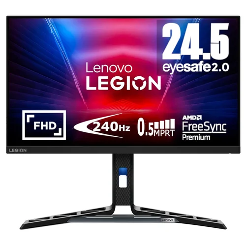 Lenovo Legion R25f-30 24,5 col. Full HD monitorius, juodas image 1