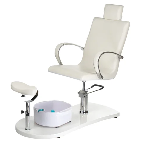 Beauty System Professional Hydraulic pedikiūro krėslas, baltas image 1