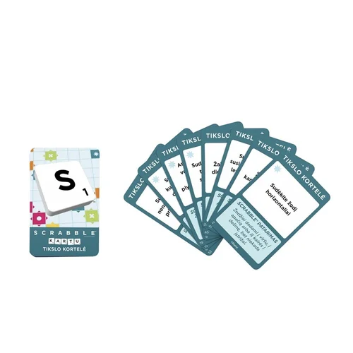 Mattel Games Scrabble HXW10 stalo žaidimas 37 cm ilgio image 2