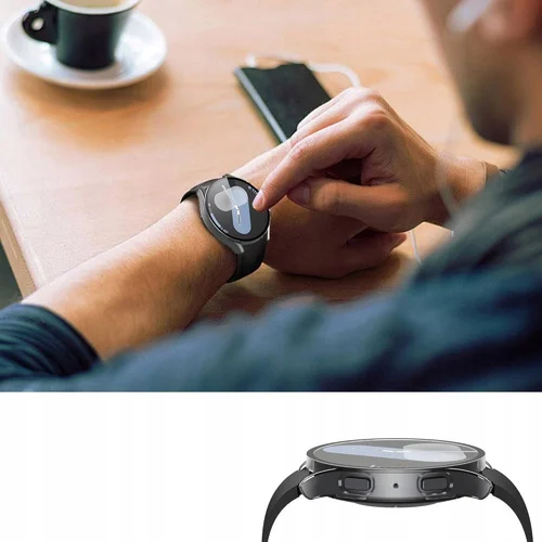 Tech-Protect dėklas Samsung Galaxy Watch 8 44 mm, skaidrus image 3