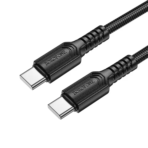 Borofone BX116 USB-C kabelis 60W 1.0 m Juodas image 2
