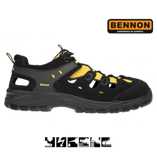 BENNON Bombis S1P SRC darbiniai sandalai geltoni 41 image 1