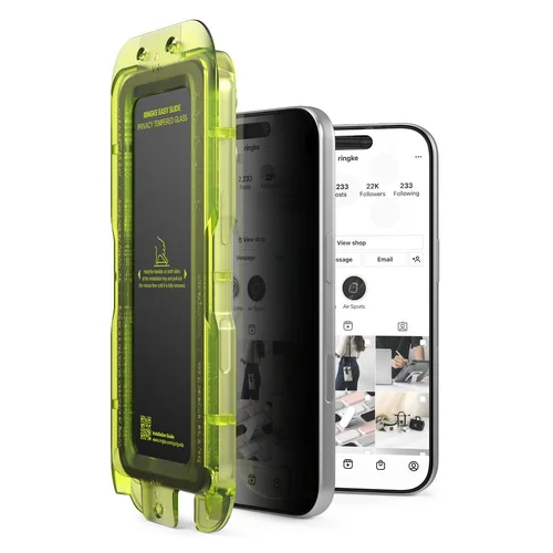 Ringke Easy Slide privatumo stiklas iPhone 17 Pro Max, 2 vnt. image 2