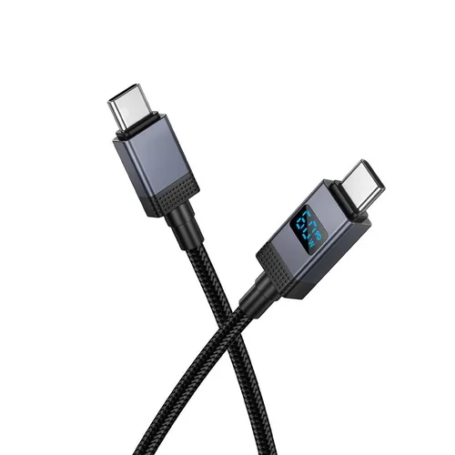 Hoco X118 USB-C–USB-C laidas 1 m, 60 W, juodas image 3