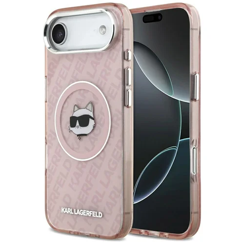 KARL LAGERFELD KLHMP17MHMKBCHOP dėklas iPhone 17 Air, rožinis image 1