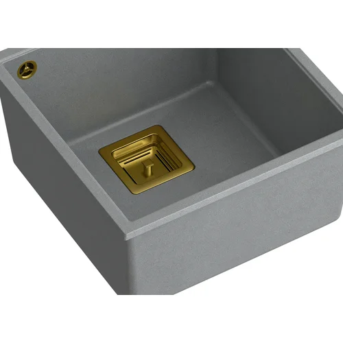 Quadron DAVID 40 HQD4242U5-G1, 420x420x225 Pilka/Aukso plautuvė image 2