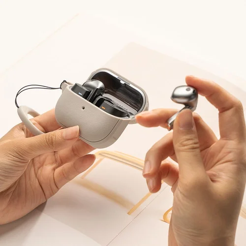 Ringke Onyx MagSafe dėklas Galaxy Buds 3 / 3 Pro, pilkas image 3