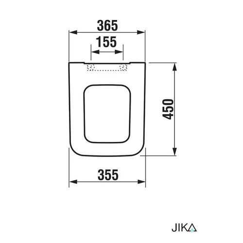 Klozeto dangtis Jika PURE 8934223000631, su Softclose funkcija image 2