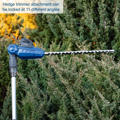 Scheppach PHTS410-X akumuliatorinės gyvatvorių žirklės-aukštapjovė image 3