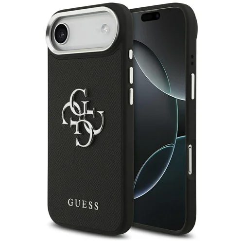 Guess Grained Big 4G Classic Logo dėklas iPhone 17 Air, juodas image 1